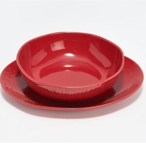 Ayesha Curry 2-Piece Serving Platter and Serving Bowl Set, CHOOSE COLOR