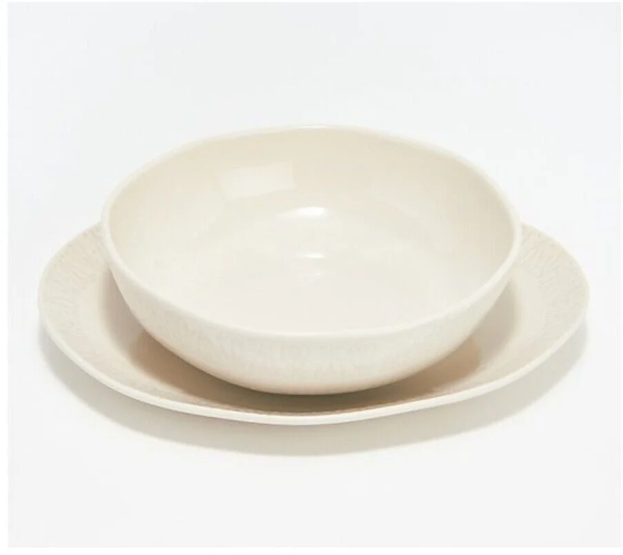 Ayesha Curry 2-Piece Serving Platter and Serving Bowl Set, CHOOSE COLOR