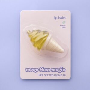 More Than Magic Ice Cream Cone Lip Balm Lemon Love, 0.16 OZ