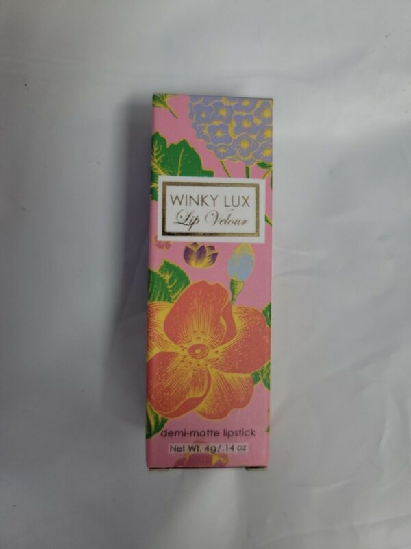 Winky Lux Lip Velour Demi Matte Lipstick - 0.14oz. Bougie