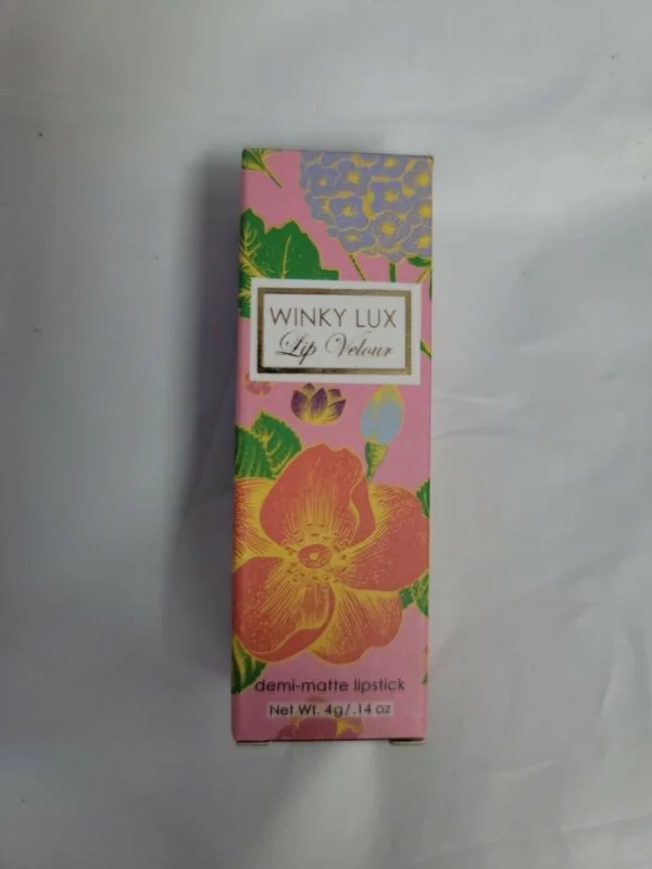 Winky Lux Lip Velour Demi Matte Lipstick - 0.14oz. Bougie