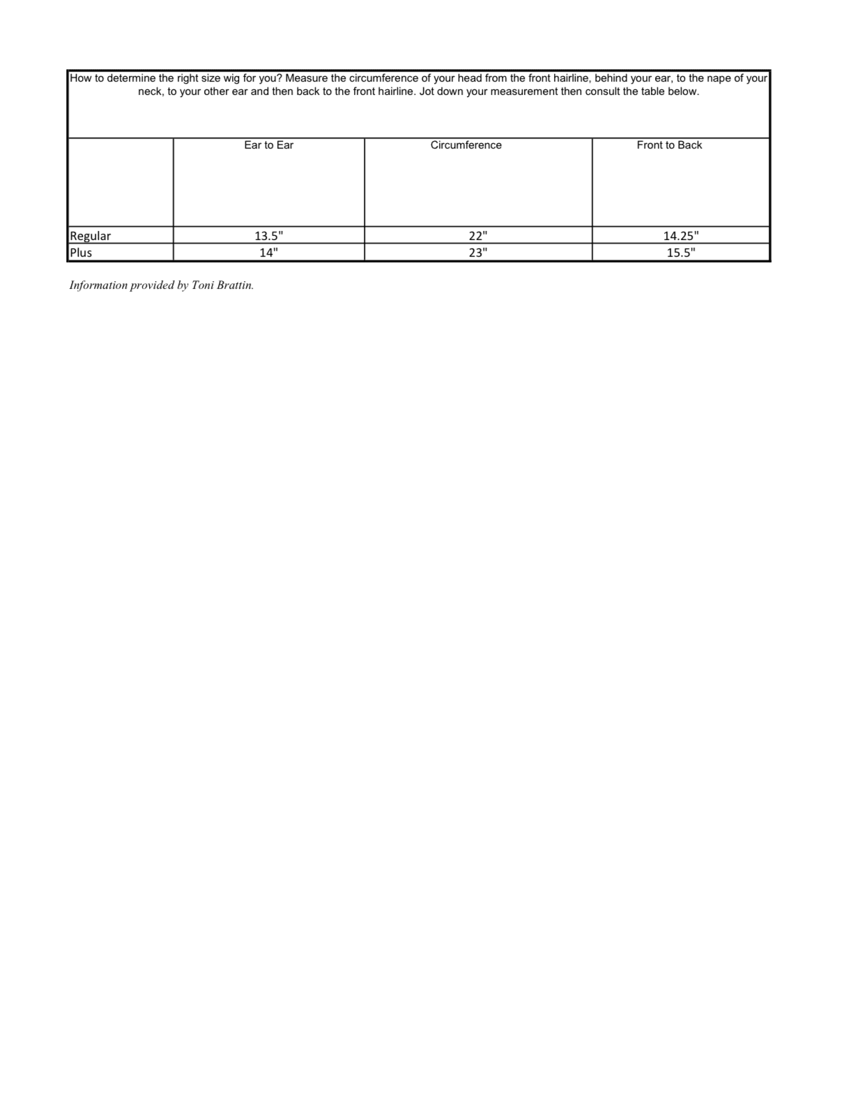 Toni Brattin Timeless Short Cut Wig