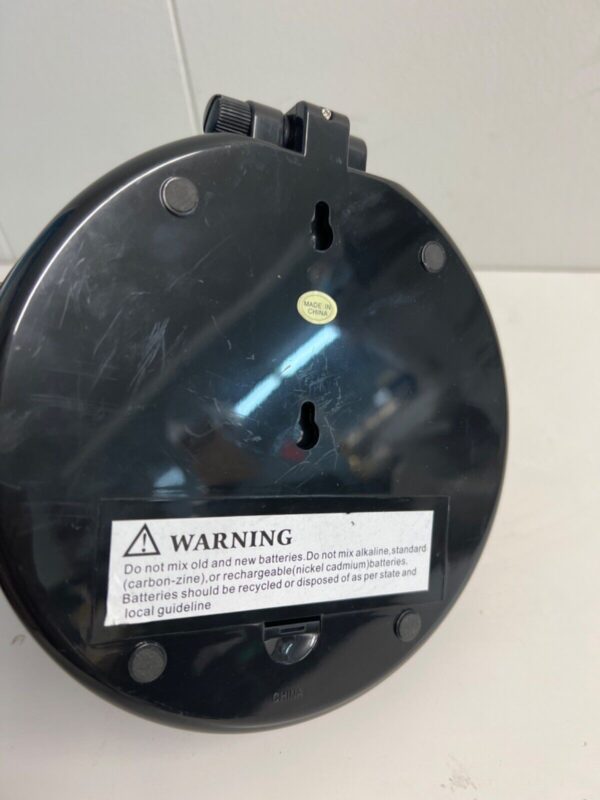 Black Dual Magnifying Mirror w/ Crystal Initial by Lori Greiner