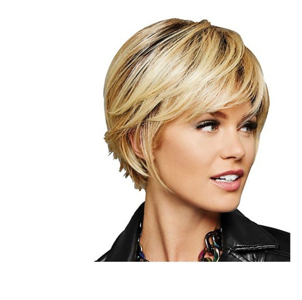Hairdo Chin Length Textured Fringe Bob Wig