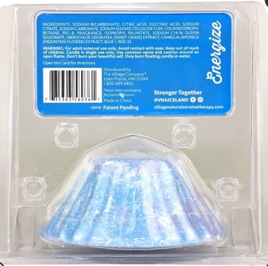 Village Naturals Volcano Lightable Bath Bomb - 4.9oz