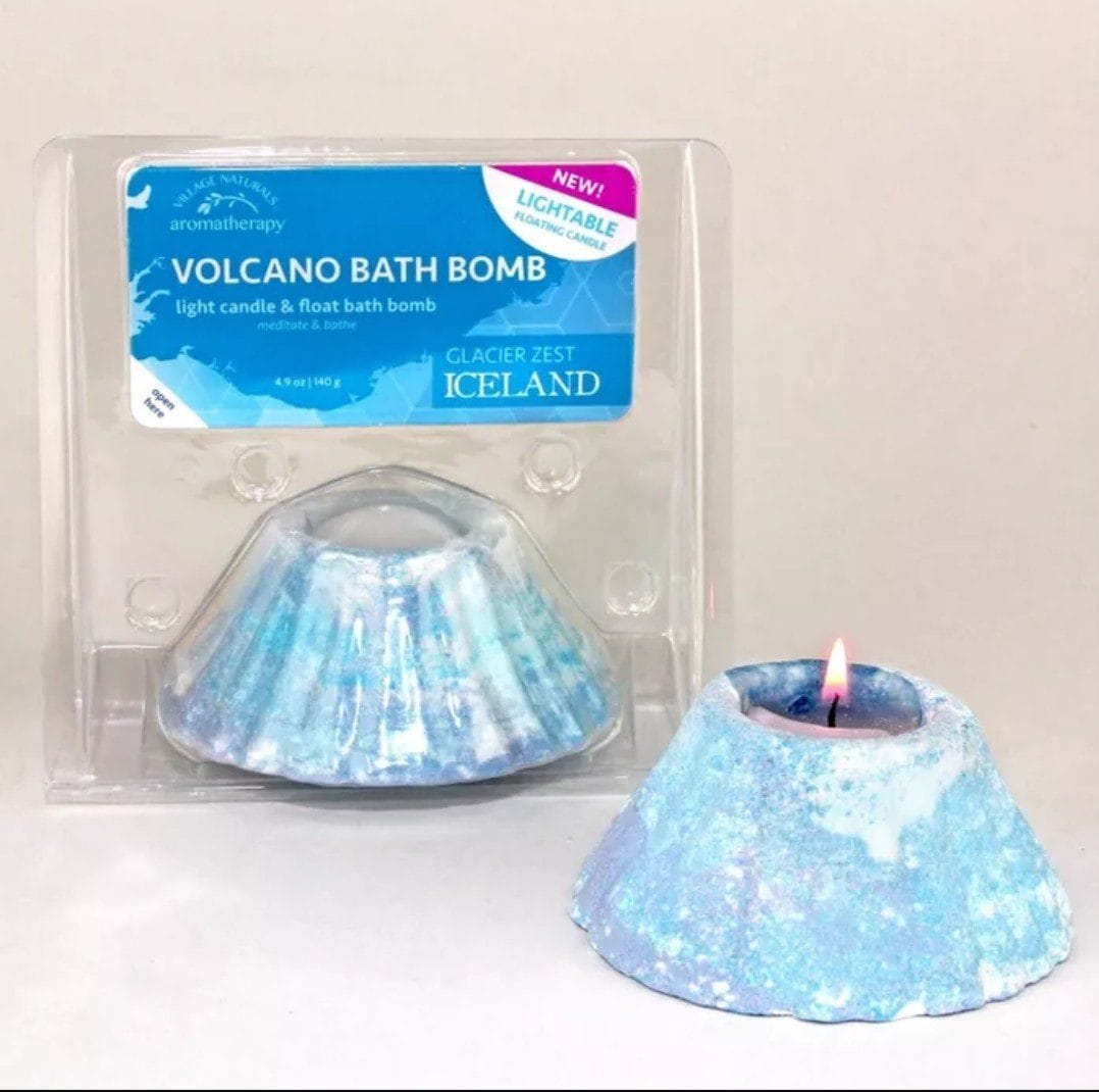Village Naturals Volcano Lightable Bath Bomb - 4.9oz