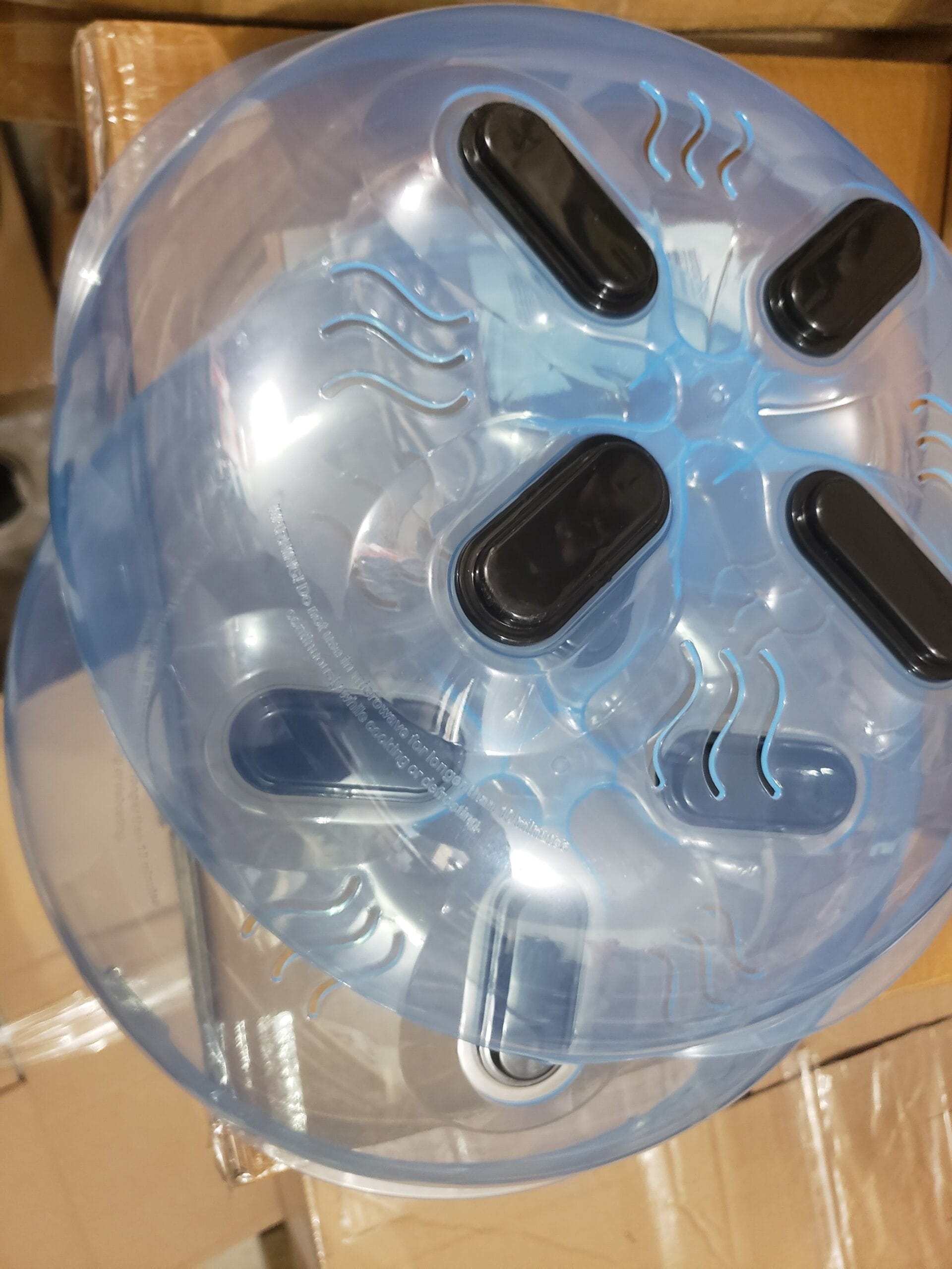 Set of 2 Hover Cover Microwave Splatter Guards by Lori Greiner