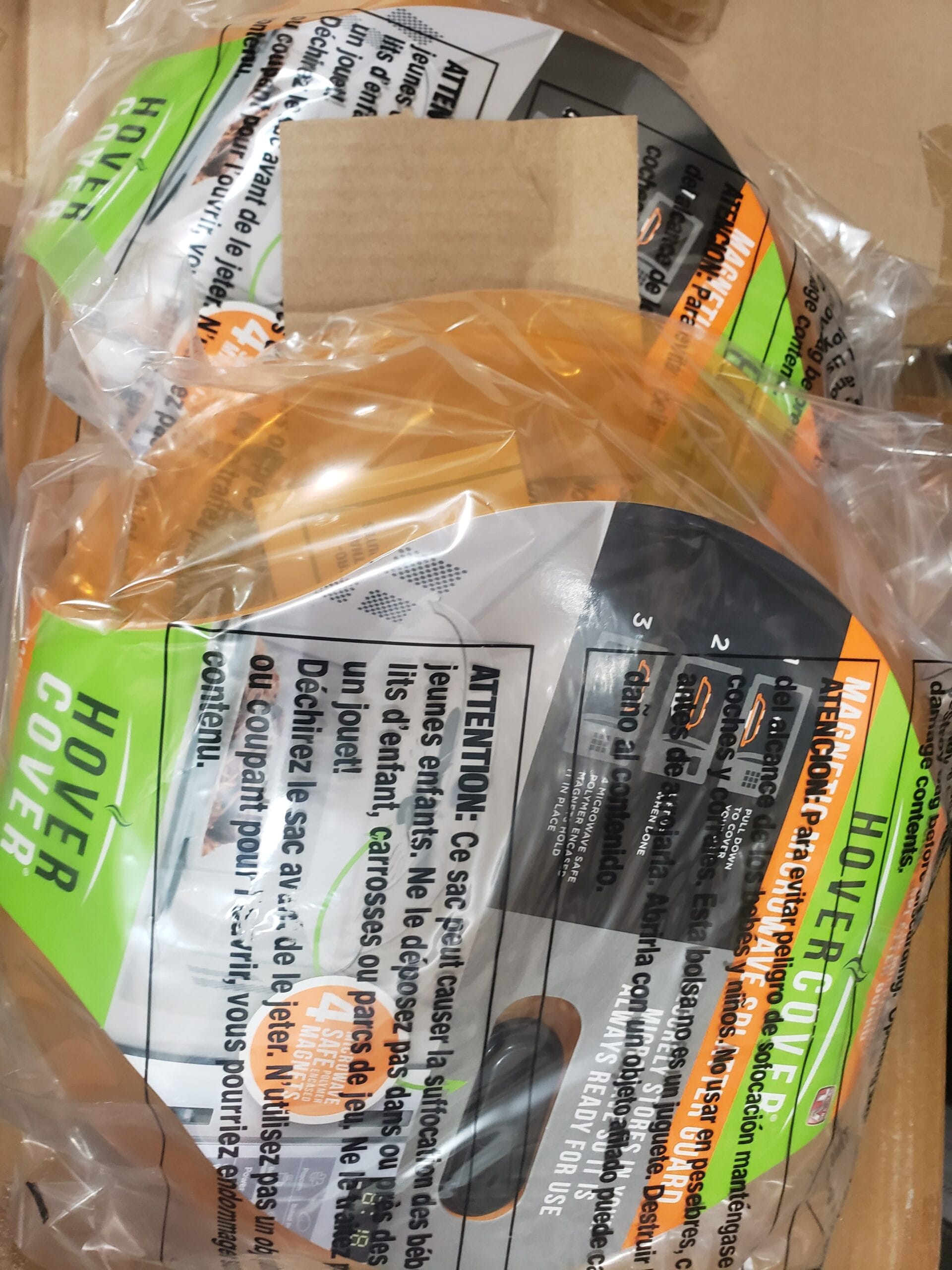 Set of 2 Hover Cover Microwave Splatter Guards by Lori Greiner