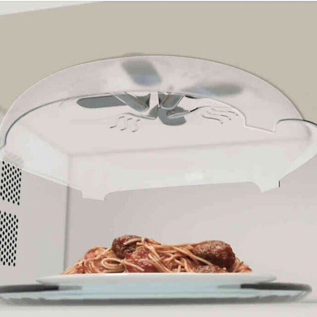 Set of 2 Hover Cover Microwave Splatter Guards by Lori Greiner