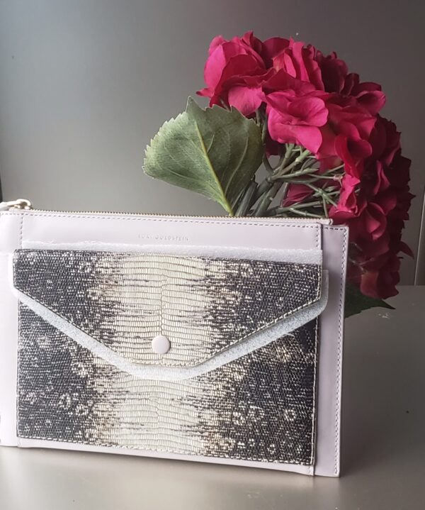 LOGO by Lori Goldstein Envelope Pouch with RFID, Wallet, Purse