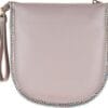 LOGO by Lori Goldstein Set of 2 Leather Pouches, Wristlet, Wallet, Purse