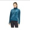 Women's C9 Champion Velour Cozy Quarter Zip Pullover Ebony Women's C9 Champion Velour Cozy Quarter Zip Pullover Ebony