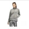 Women's C9 Champion Velour Cozy Quarter Zip Pullover Ebony Women's C9 Champion Velour Cozy Quarter Zip Pullover Ebony