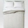 Gray Stitched Stripe Quilt (King) – Threshold Gray Stitched Stripe Quilt (King) - Threshold